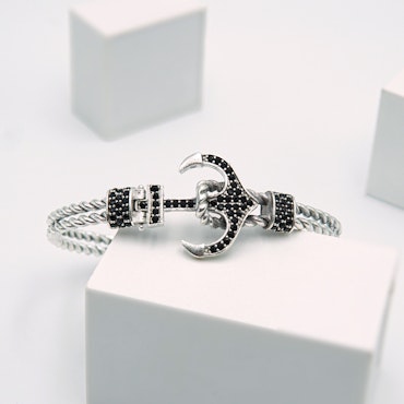 Anchor Silver Legend - Mens Bracelet Steel - SWEVALI