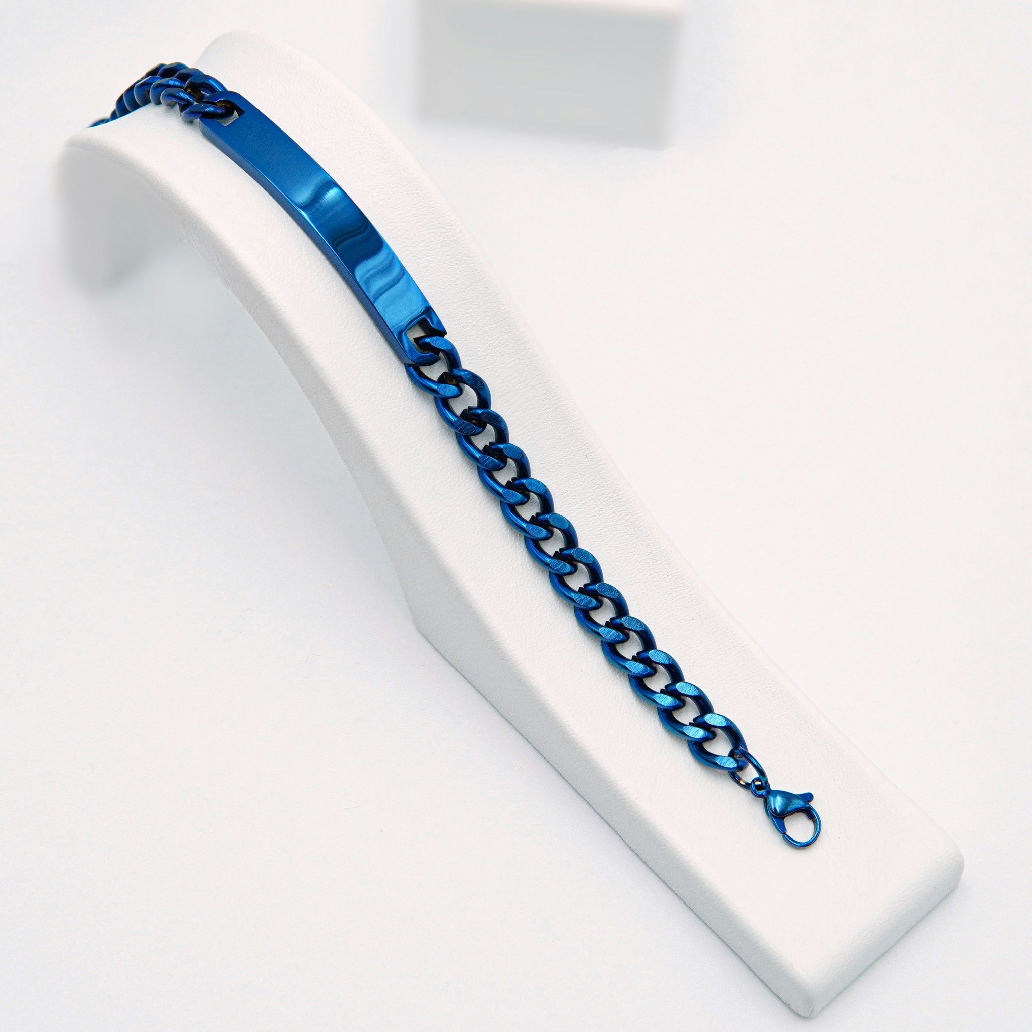 1 Blue Elegant - Herr Armband Steel - SWEVALI