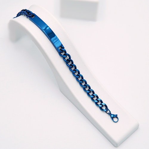 Blue Elegant - Mens Steel Bracelet - SWEVALI