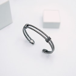 Gentle Silver Confident - Mens Steel Bracelet - SWEVALI