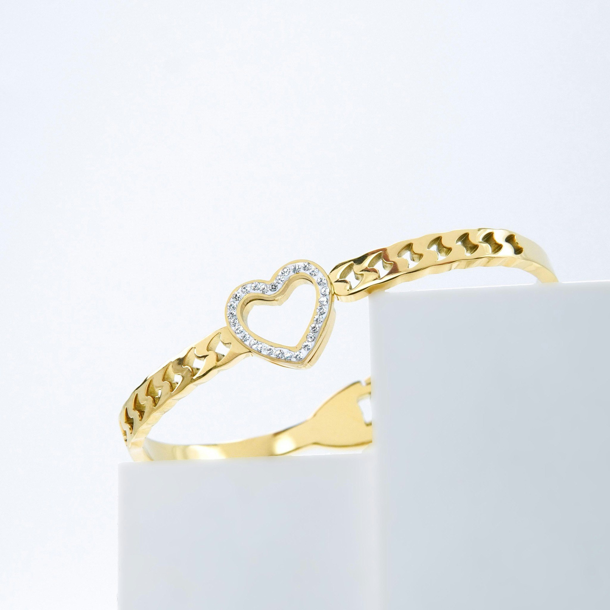 2 Sweet Heart - Armband Dam Diamond Gold Edition - SWEVALI