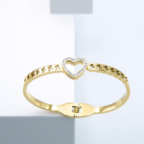 Sweet Heart - Diamond Gold Edition Dam Bracelet - SWEVALI