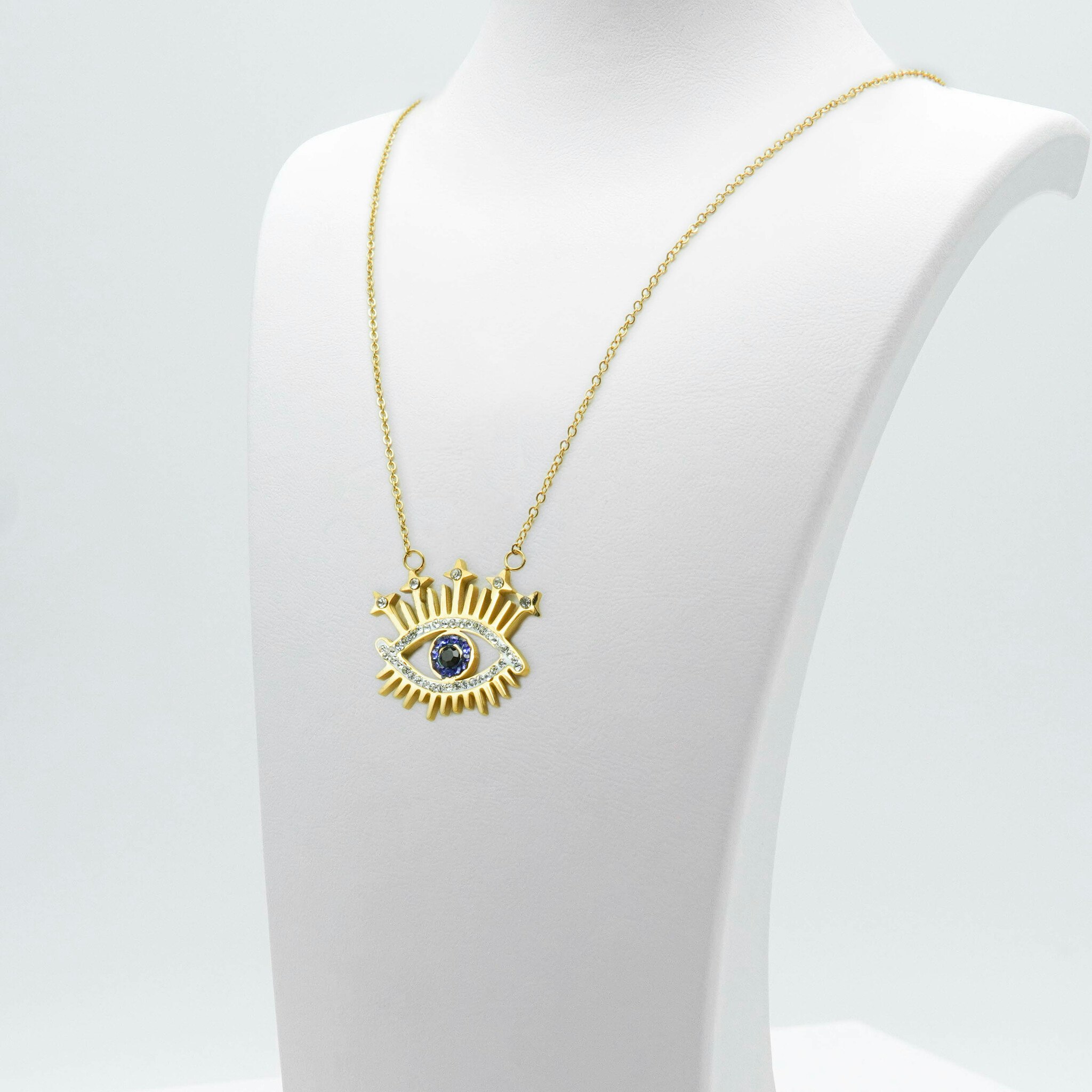 Evil Eye Power Of Solo - Gold Edition Necklace Women - SWEVALI