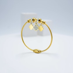 18K Gold Plated - Clover Flamenco - Gold Edition Bracelet Women - SWEWALI