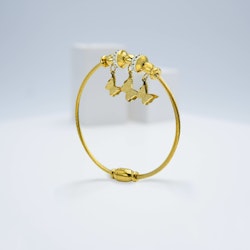 18K Guldpläterad - Butterfly Florens - Gold Edition Armband Dam - SWEVALI