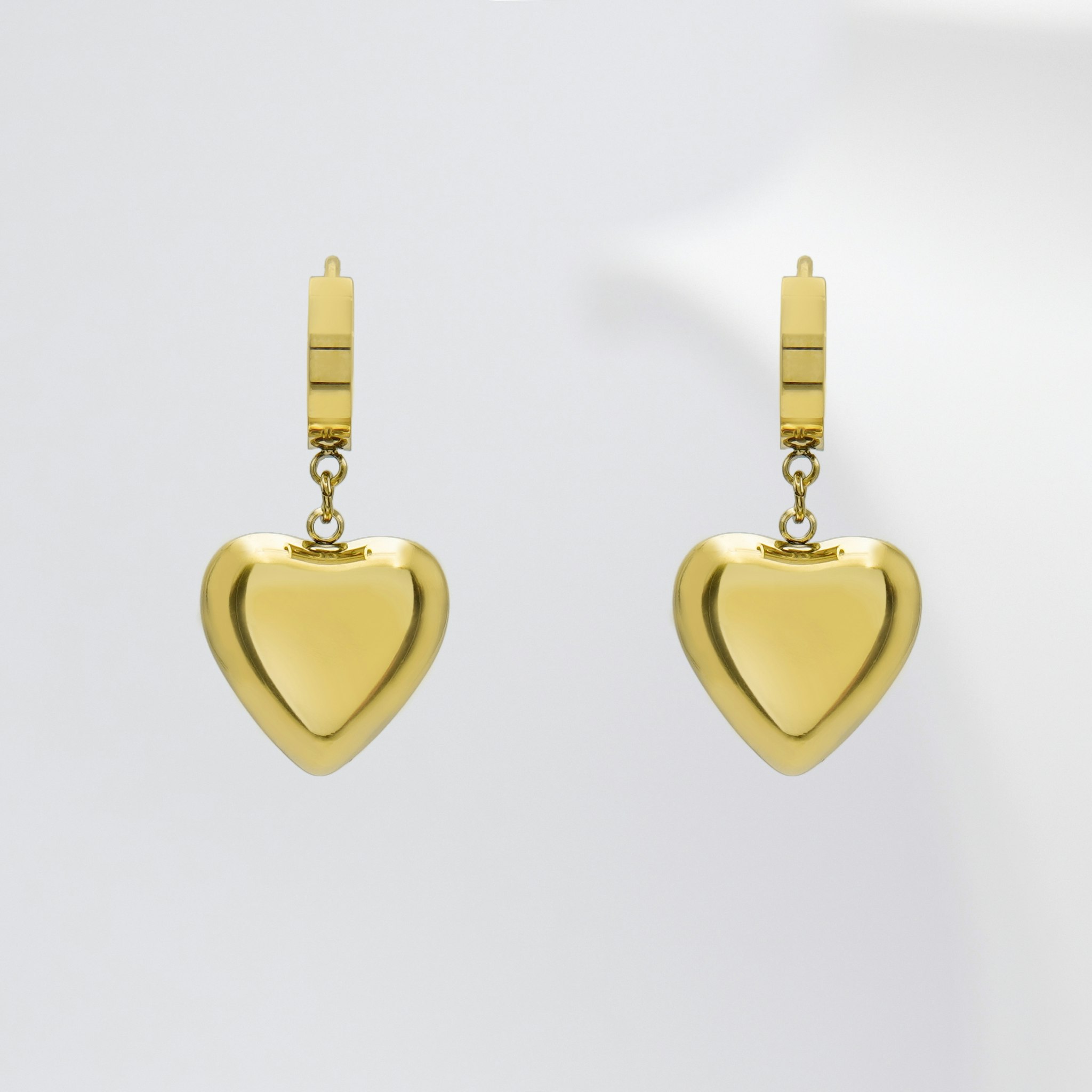 18K Gold Plated - Woman Brave Heart - Gold Edition Earring Women - SWEWALI