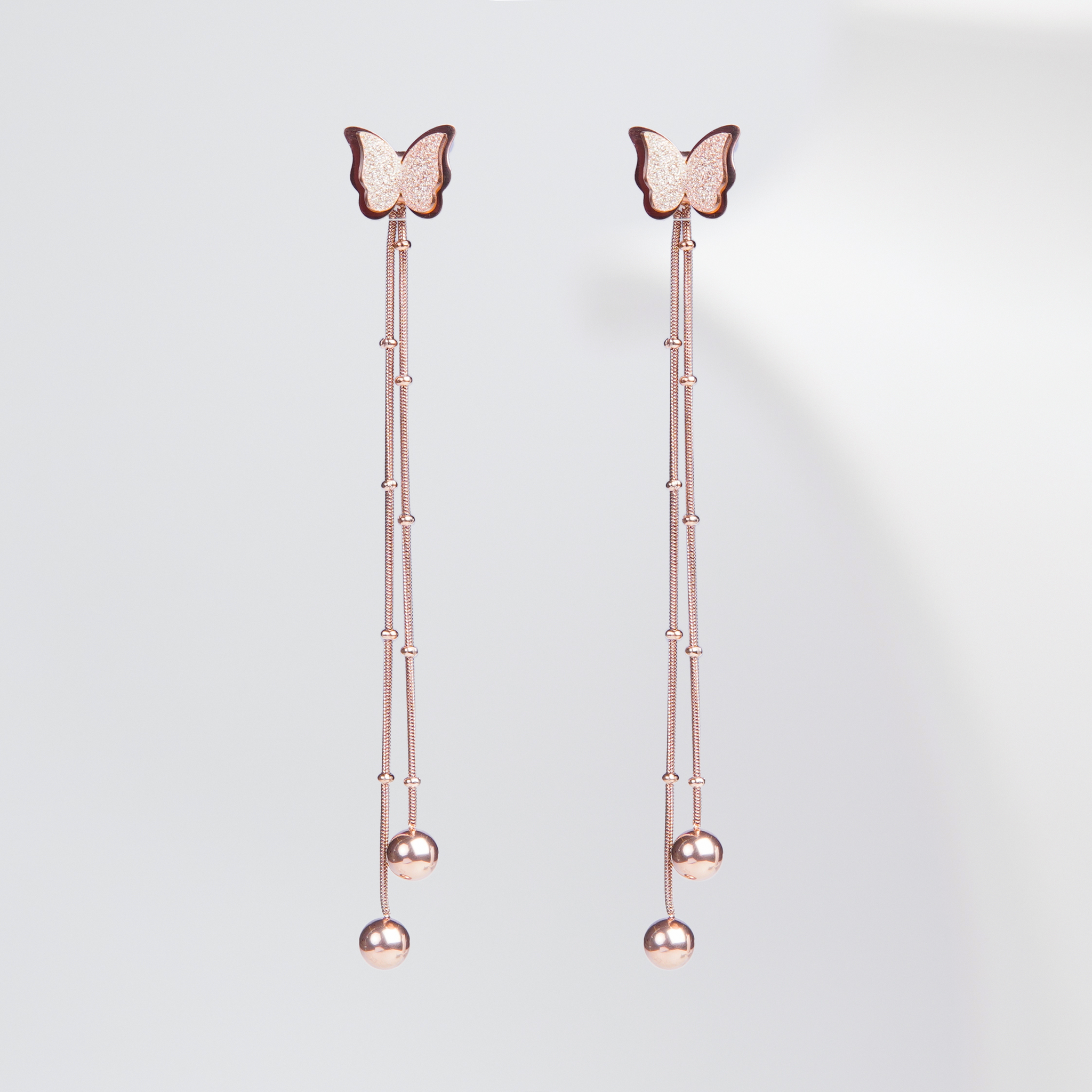 Butterfly Carnival - Rose Gold Edition Popular Earrings - SWEVALI