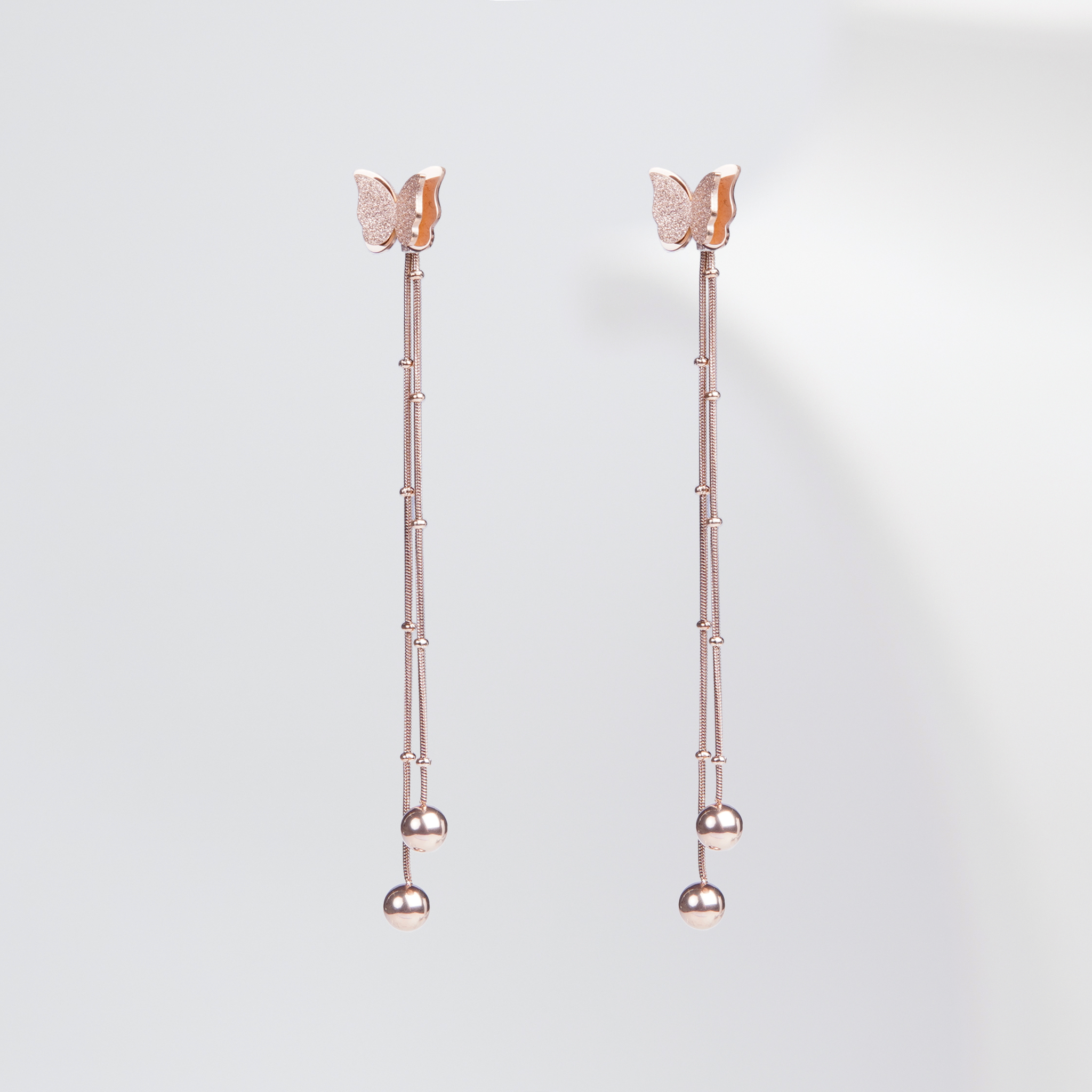 Butterfly Carnival - Rose Gold Edition Popular Earrings - SWEVALI