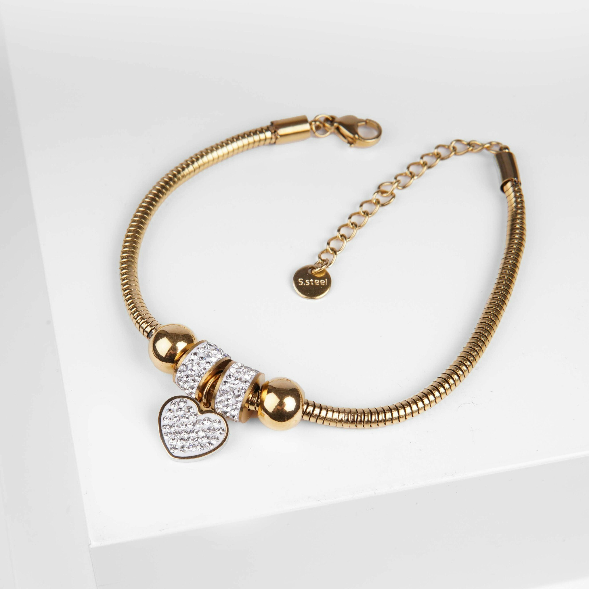 Trendy flexy Endless Love - Gold Edition bracelet Women - SWEVALI