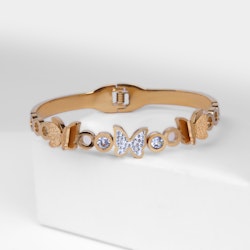 18K Guldpläterad - Butterfly Sensuals - Gold Edition Armband Dam - SWEVALI