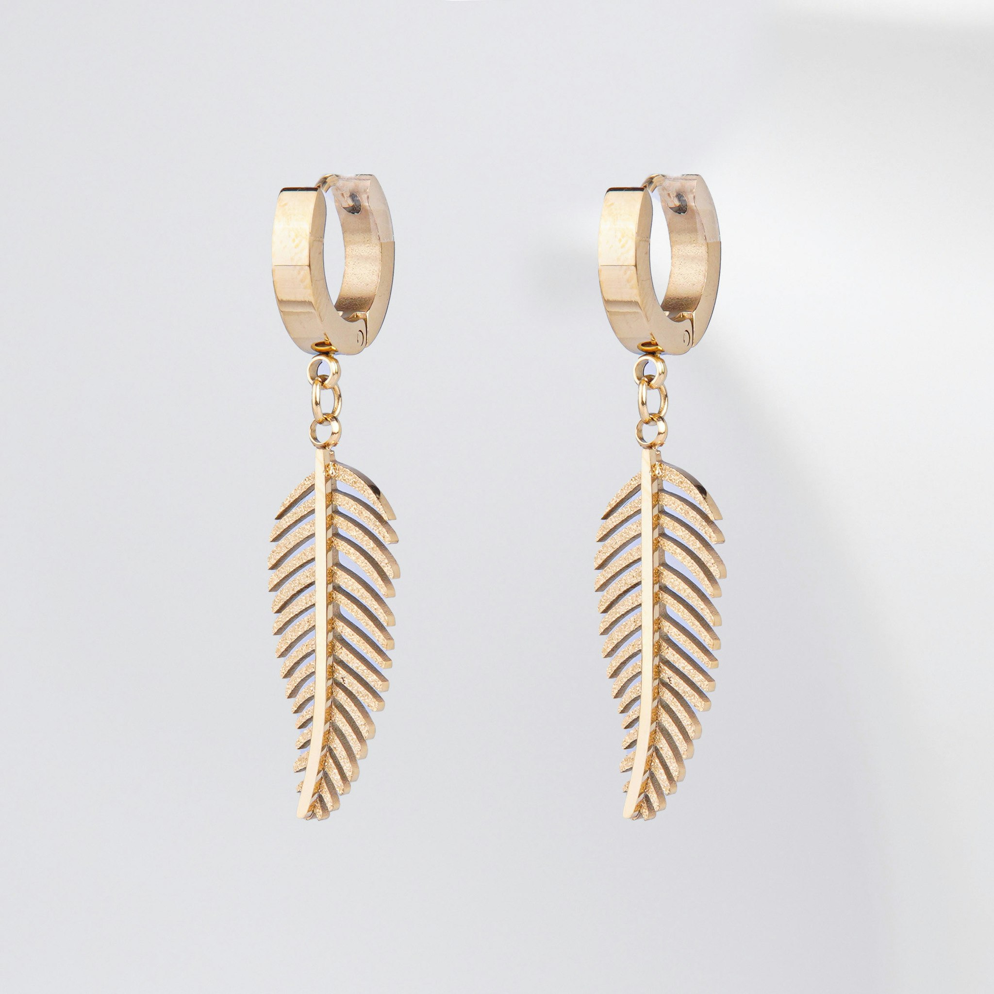 18K Gold Plated - Palmes d'or de SWEVALI Gold Edition - Earring Women - SWEVALI