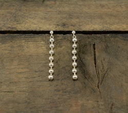 Kulörhängen i silver