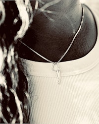 Mini key, hängsmycke i silver