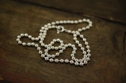 Silverkedja, 55 cm
