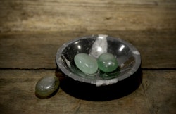Grön Fluorit, mini touchstone