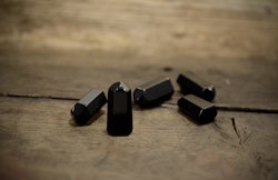 Obsidian, 12 gram, stående spetsar