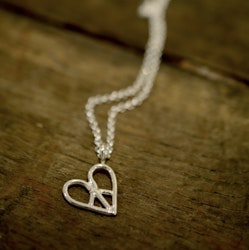 Make love - not war, silverhalsband
