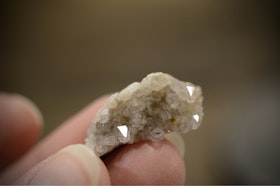 Litet Bergkristall kluster