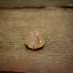 Bergkristall med rutilnålar, 10 gram,  rutilkvarts
