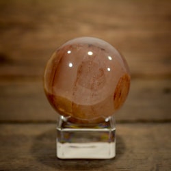 Hematoidkvarts (röd golden healer), 6 cm, klot, 306 gram