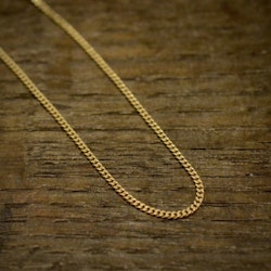 Guldkedja, 18k, pansar, 0.85 mm, 40 cm