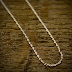 Silverkedja för barn, 0,85 mm, 35 cm