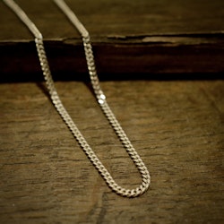 Silverkedja, pansar, 3.4 mm, 60 cm