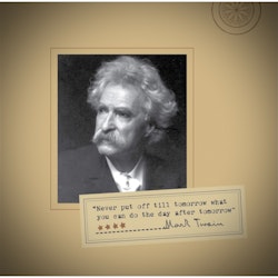 Doftljus, biblioteksljus, Mark Twain