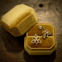 Fleur, silverörhängen