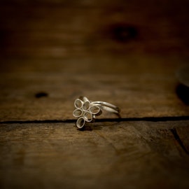 Fleur, silverring