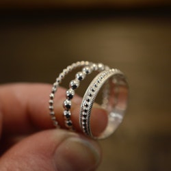 Mönstrad kulring, 3,5 mm