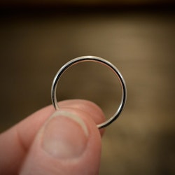 Rund, silverring, 1,5 mm