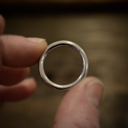 Rund, silverring, 3 mm