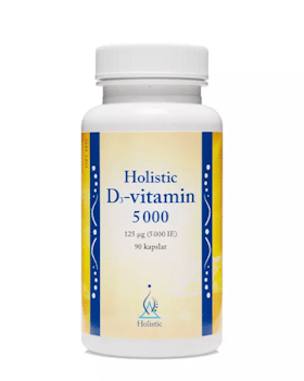 Holistic D3-vitamin 5000IE, 90kapslar