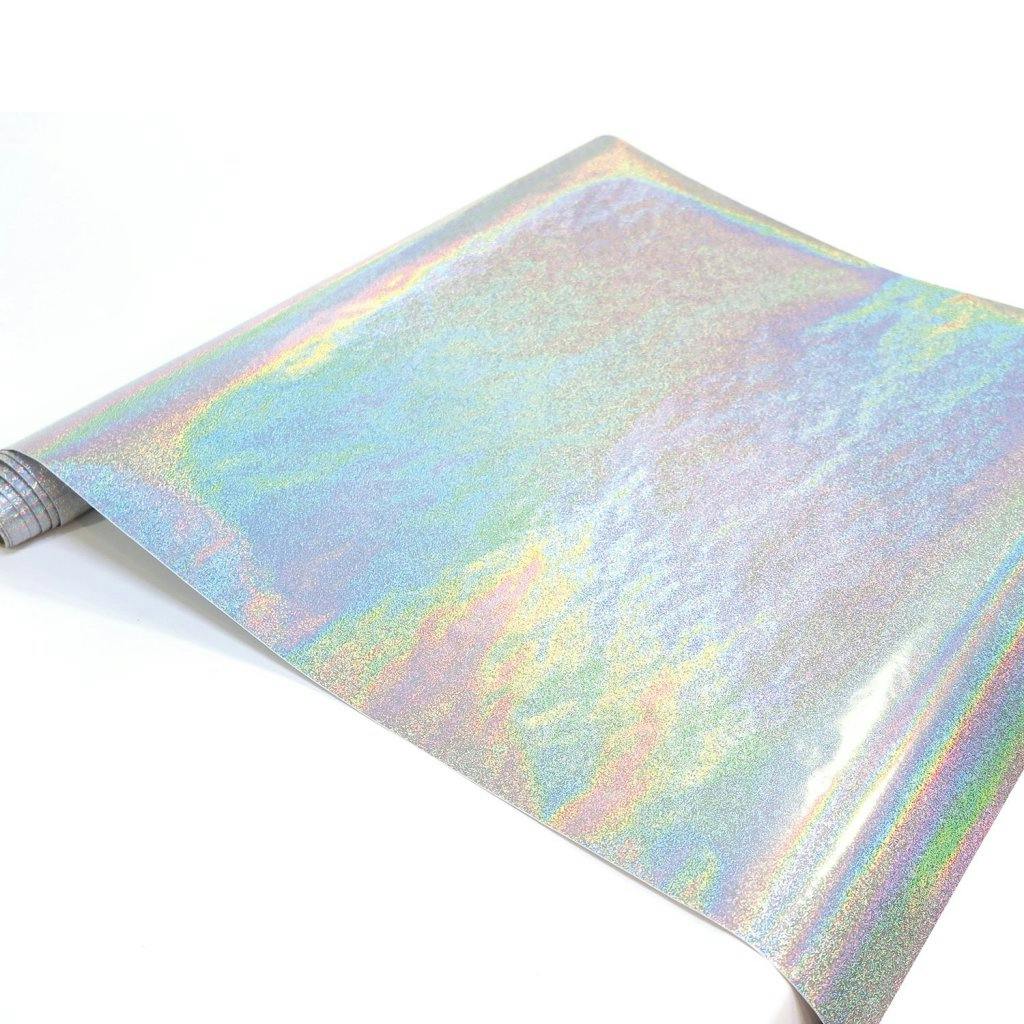Dekorplast (45 x 200 cm) - Gnistrande hologram