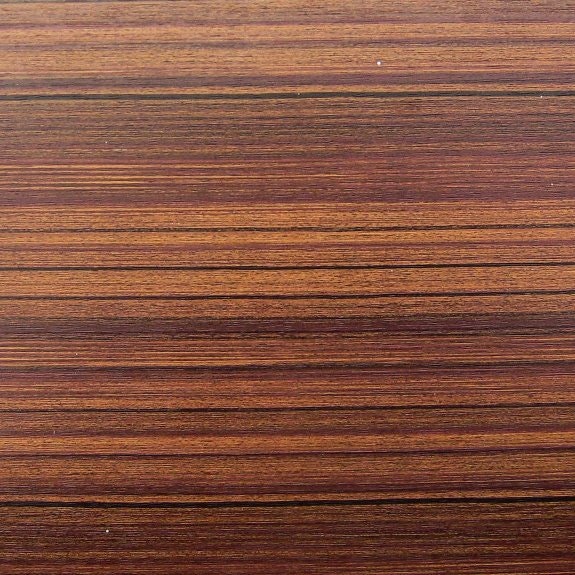 Dekorplast (45 x 200 cm) -  Randig Mörk trä