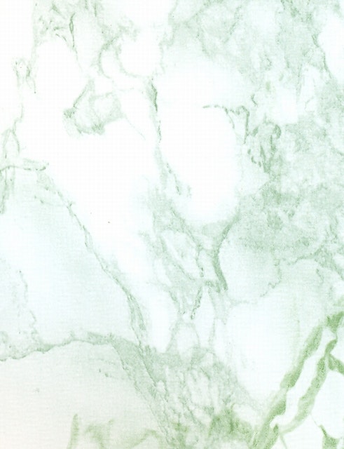 Dekorplast (metervara) - Marmor Vit & Grön