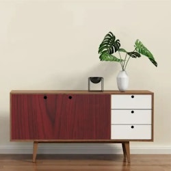 Dekorplast (metervara) -  Mahogny