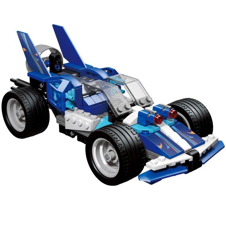 LiNooS LN2023 Pullback Racer blå