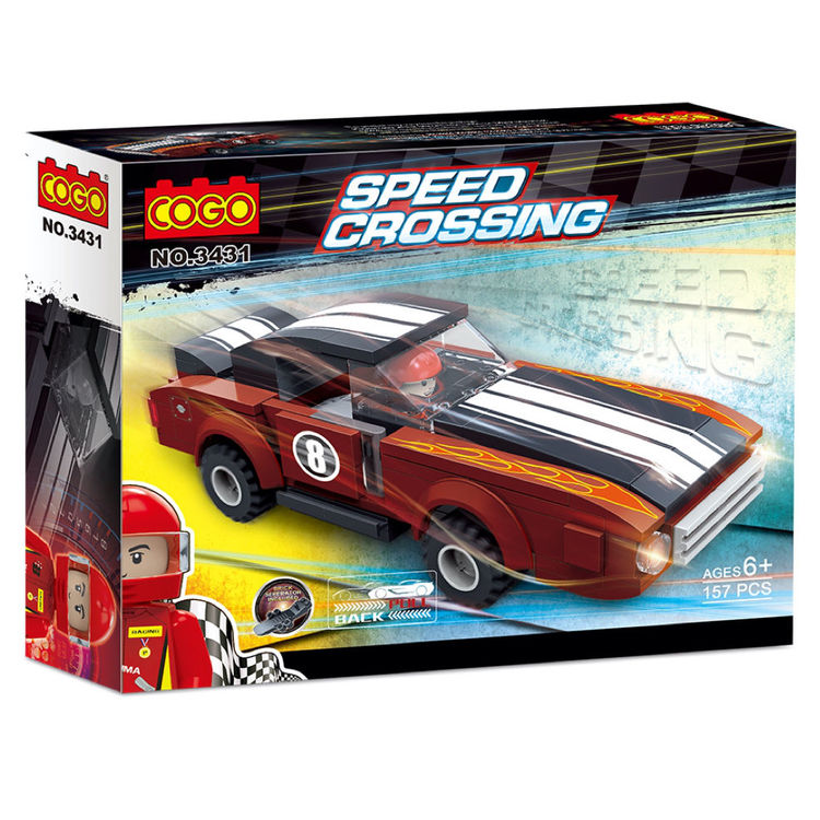 COGO 3431 Speed Crossing Muscle Car