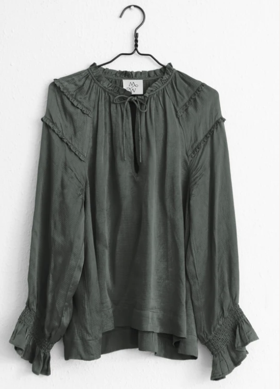 Mykono blouse - ENDAST SVART KVAR