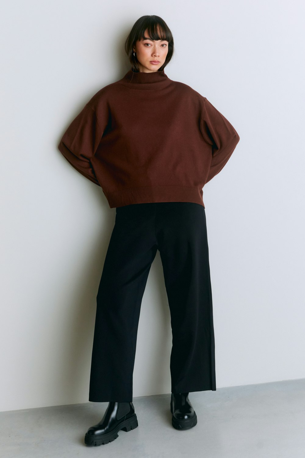 Carry turtleneck sweater i bambu och cashmere, från Movesgood