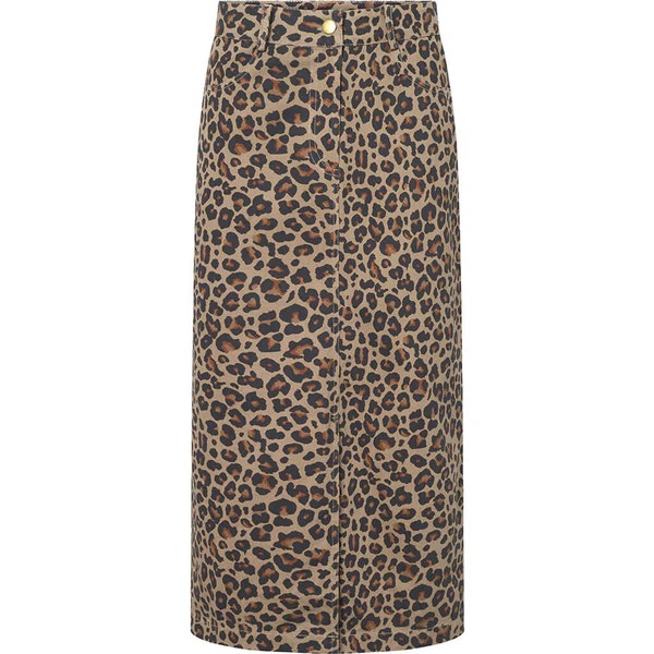 Pennkjol i leoprint från Depeche. Jane Pencil Skirt
