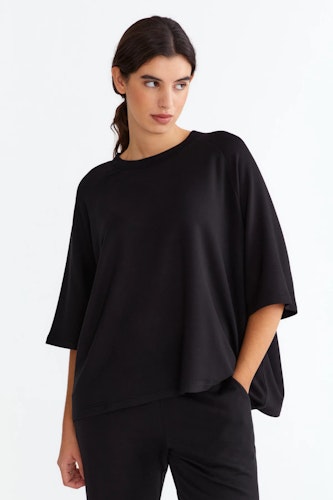 Happy Tee Sweathirt Black