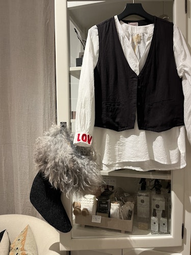 Julstrumpa lurvigt fårskinn