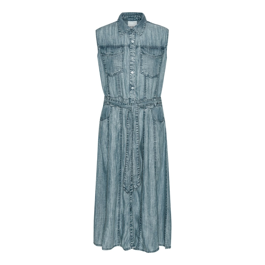 Kenna dress, en klänning i mjuk tencel i denimlook, från Project AJ117