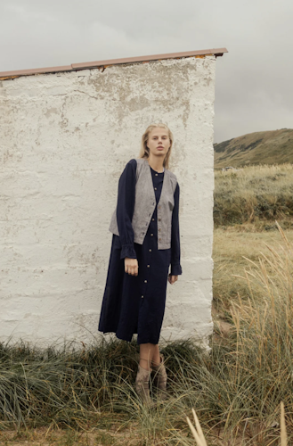 Filisa Shirtdress Dark Navy