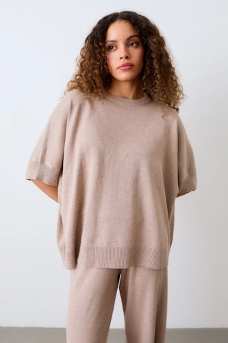 Ozzy Knit Top Greige