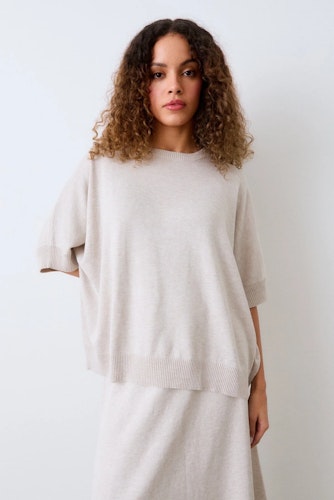 Ozzy Knit Top Oat