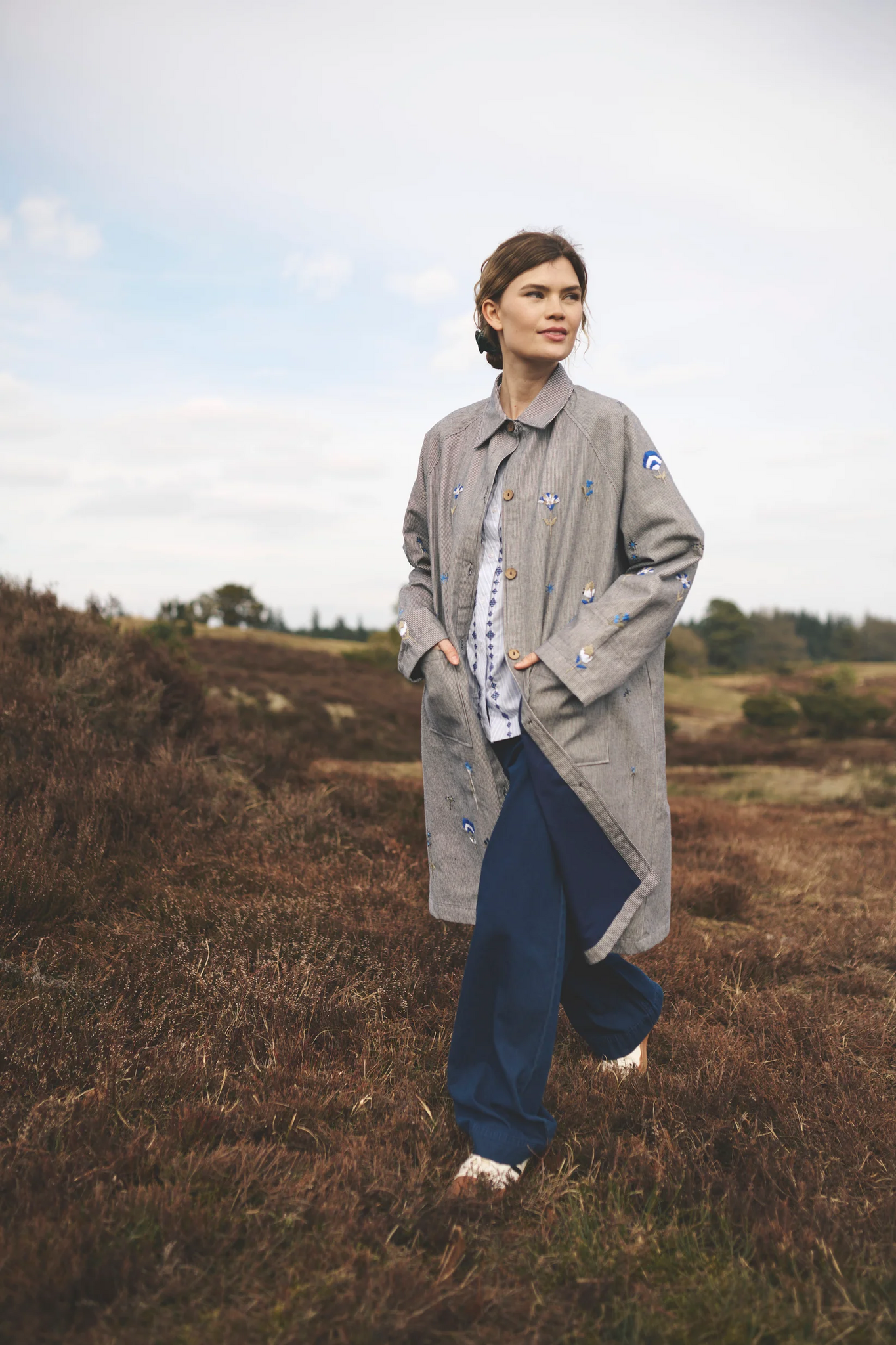 Felia Coat Stripe